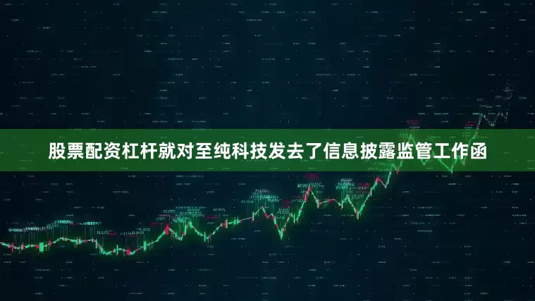 股票配资杠杆就对至纯科技发去了信息披露监管工作函